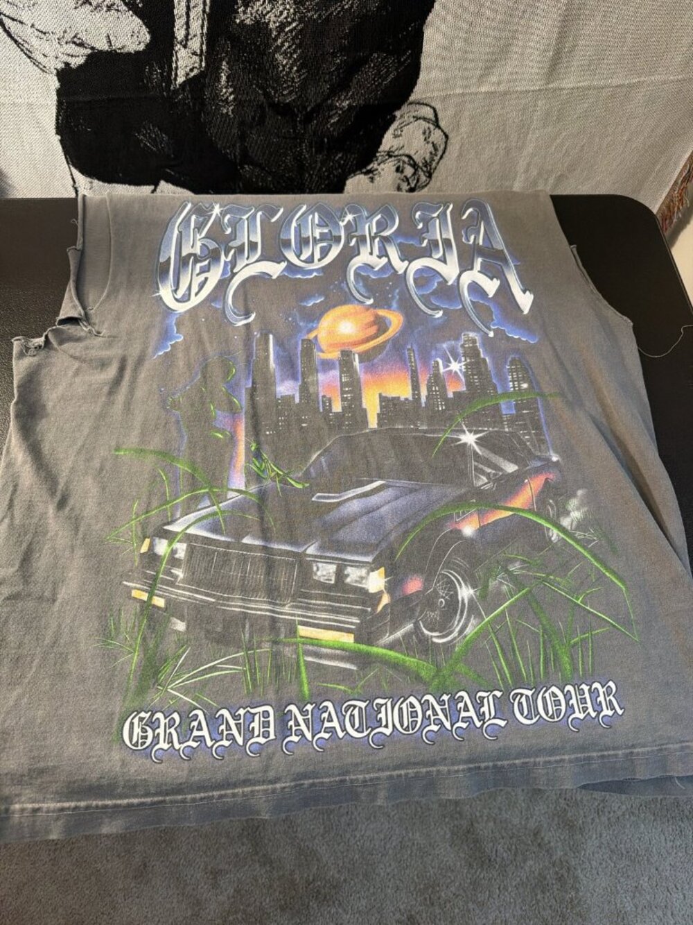 Kendrick Lamar SZA Grand National Tour 2025 Cut Off Tee XL